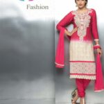 1773 Dark Magenta and Ivory Party Wear Nazneen Straight Suit