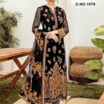 Black Designer Pakistani Suit