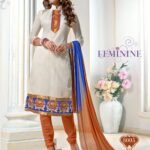 8005 White Designer Straight Suit