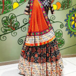 Black Designer Printed Lehenga Choli