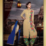 10119 Sandy Brown and Multicolor Faux Georgette Designer Suit