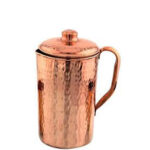 One Hammered Copper Jug