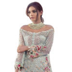 Light Blue Heavy Butterfly Net With Embroidered