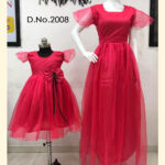 Crimson Mother And Daughter Combo