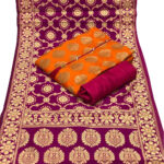 Dark Orange Exclusive Dress Material Suit