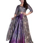 Submarine Designer Koti Choli Lehenga