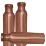 Three Plain Copper Bottles
