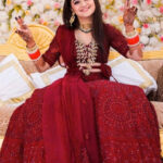 Red Heavy Chain Stitched Work Bridal Lehenga Choli Set With Stone Work