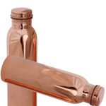 Two Plain Copper Bottles