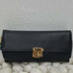555 Black Stylish Women Clutch