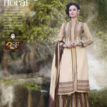 10015 Beige and Brown Palazzo Suit