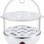 2 Layer Plastic Egg Boiler Cooker and Steamer, Assorted