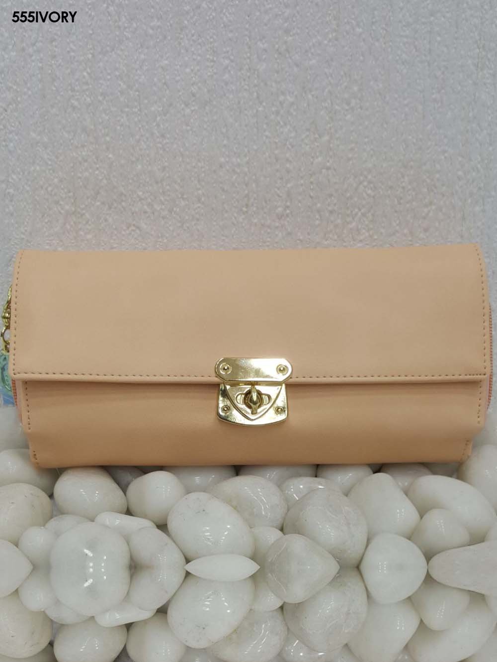 555 Ivory Stylish Women Clutch