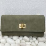 2395A Green Stylish Women Clutch