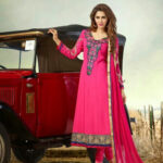 4003 Pink Designer Anarkali Suit
