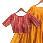 Mustard Stunning Pure Cotton Lehenga Choli