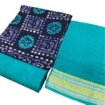 Oxford Blue Batik Queen Dress Material