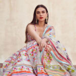 Multicolour Designer Georgette Lehenga Choli