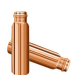 Two Plain Copper Bottles