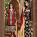 12003 Red and Black Straight Suit