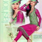 9004BPaleGreen and Magenta Straight Suit