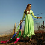 1691 Pista Chiffon Anarkali Suit