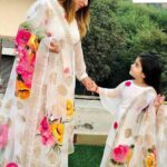 Mother And Daughter Combo Plazo Suit